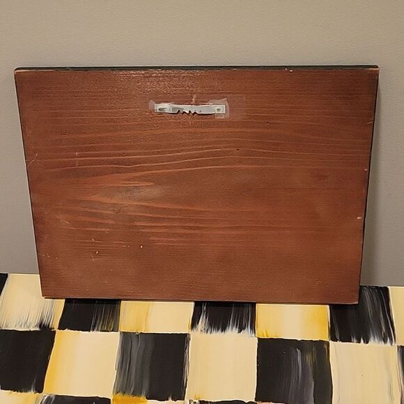 Vtg Wizard of Oz  Follow The Yellow Brick Road Lazer Cut Wood Welcome Wall Sign - Picture 7 of 8